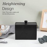 Matte Black Cotton Swab and Ball Holder