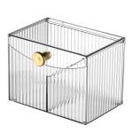 Cotton Swab Dispenser with Lid for Home Storage