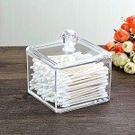 Acrylic Cotton Ball and Q-tip Holder Dispenser