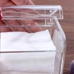 Sooyee Clear 3-Compartment Qtip Holder Dispenser