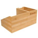 Bamboo Makeup Organizer with Drawers for Vanity