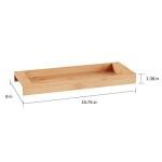 Bamboo Bathroom Vanity Tray - Eco-Friendly Organizer