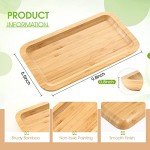 Bamboo Bathroom Vanity Tray and Organizer
