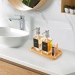 Bamboo Bathroom Vanity Tray and Organizer