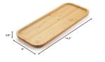 Bamboo Bathroom Vanity Tray for Stylish Organizing