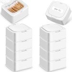 10-Piece Portable Hair Tie Organizer with Labels