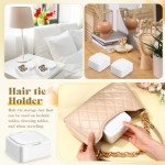 10-Piece Portable Hair Tie Organizer with Labels