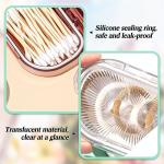 4 Pcs Portable Storage Containers for Small Items