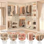 Reversible Freestanding Closet System - White Oak