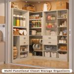 Reversible Freestanding Closet System - White Oak