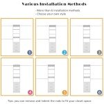 Adjustable Walk-In Closet Organizer with Drawers and Rods