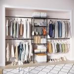 Customizable Walk-In Closet Organizer Shelf System