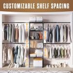 Customizable Walk-In Closet Organizer Shelf System