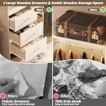 Aheaplus 8FT Closet Organizer System with Drawers