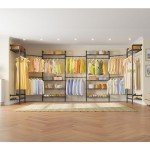 Expandable Heavy-Duty Wall-Mounted Garment Rack