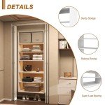 Modular Wooden Closet System for Bedroom Organization