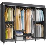 Heavy Duty Covered Clothes Rack for Bedroom