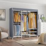 Heavy-Duty Portable Clothes Rack with Cover