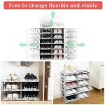 6-Tier Adjustable Shoe Rack Storage Organizer