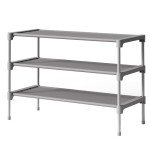 Kitsure Grey Stackable Shoe Rack Organizer