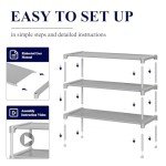 Kitsure Grey Stackable Shoe Rack Organizer