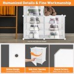 12-Tier Stackable Shoe Rack for 72 Pairs