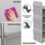 4-Tier Gray Cube Shoe Rack Organizer