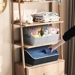 Large Fabric Closet Organizer Bins - 6 Pack