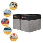 Extra Large Fabric Storage Baskets – 2-Pack