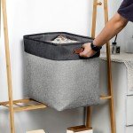 Extra Large Fabric Storage Baskets – 2-Pack