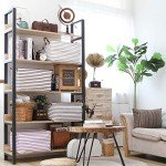 Gray Stripe Large Foldable Storage Bins - 31L