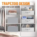 Criusia 6-Pack Large Fabric Closet Organizers