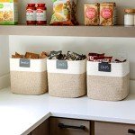 Cozy Cotton Rope 13-Inch Cube Storage Bins - 3-Pack
