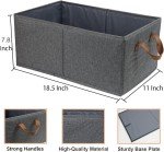 3-Pack Large Storage Bins for Home Organization