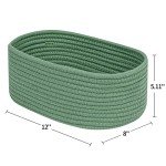 Cotton Rope Cube Storage Baskets Set of 2