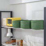 Cotton Rope Cube Storage Baskets Set of 2