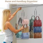 2-Pack Purse Hanger Organizer for Closet Storage