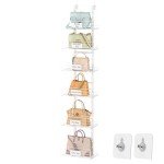 Over-the-Door Handbag Organizer with Name Plate