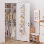 Over-the-Door Handbag Organizer with Name Plate