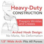 Clear Purse Hanger Set of 3 for Organizing