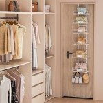 Over-the-Door Handbag Organizer with Name Plate