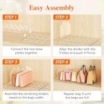 Lifewit 2-Pack Adjustable Purse Organizer Dividers