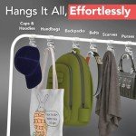 Clear Purse Hanger Set of 3 for Organizing
