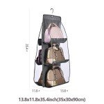 Purse Hanger Organizer with 6 Large Pockets