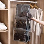 Purse Hanger Organizer with 6 Large Pockets