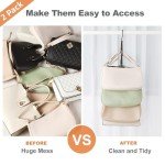 2-Pack 360° Swivel Purse Hanger Organizer
