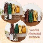 Clear Plastic Handbag Organizer with Dividers - 2 Pcs