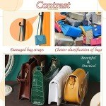 Clear Plastic Handbag Organizer with Dividers - 2 Pcs