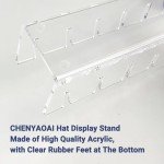 Acrylic Baseball Cap Stand - 2 Piece Organizer