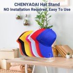 Acrylic Baseball Cap Stand - 2 Piece Organizer